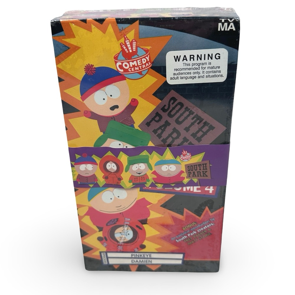 South Park Volumes 4 5 6 VHS Box Set New Sealed 1998 Comedy Central 085393656232